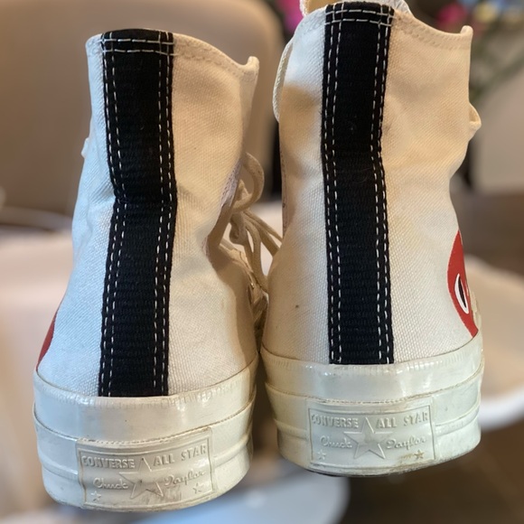 🌸Converse X Play Comme Des Garçons Ladies 9 - Picture 3 of 11